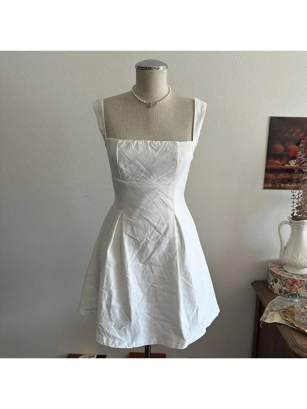 Princess Polly square neck babydoll dress - Picture 2 of 8